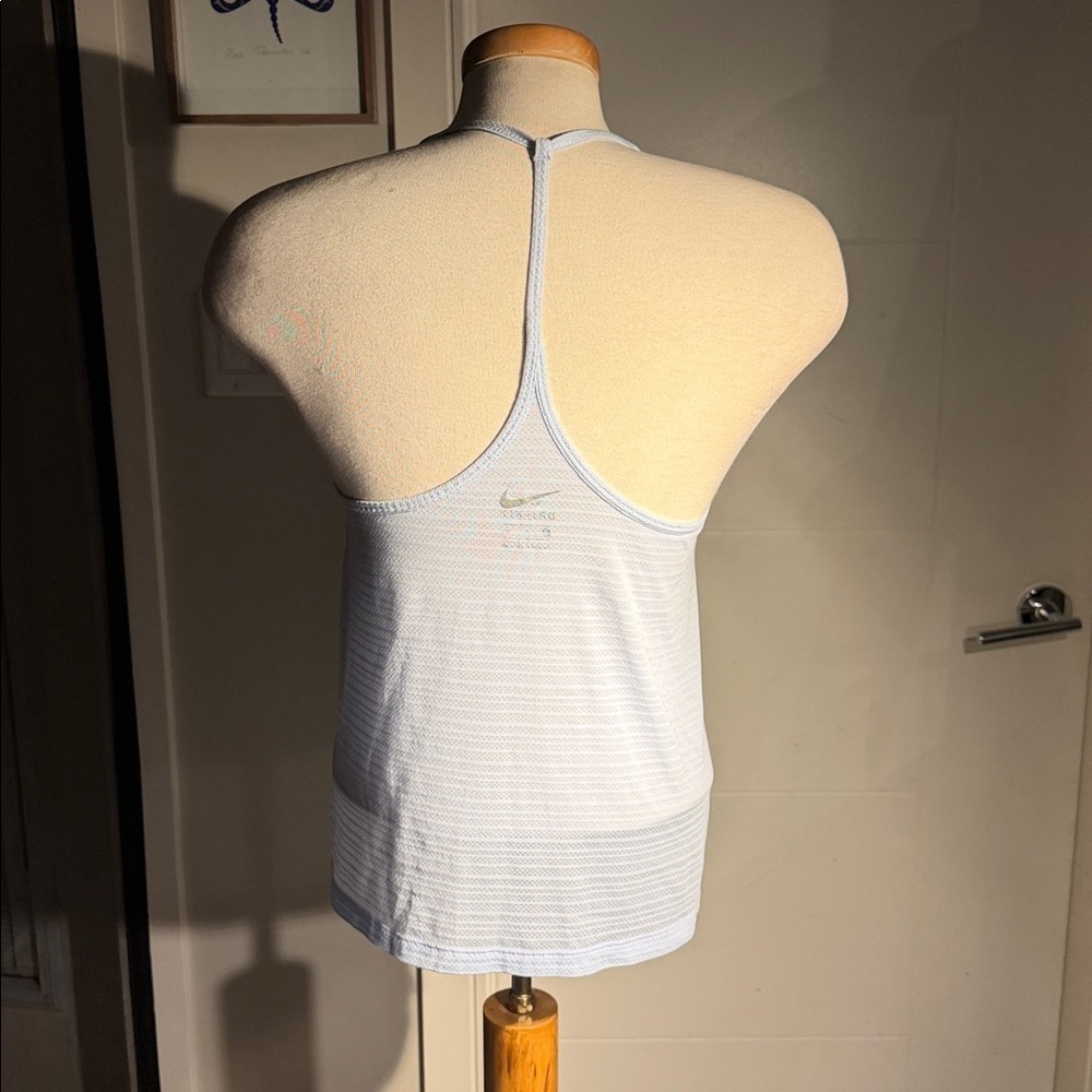 Light Baby Blue Nike Dri Fit Tank - Picture 3 of 5